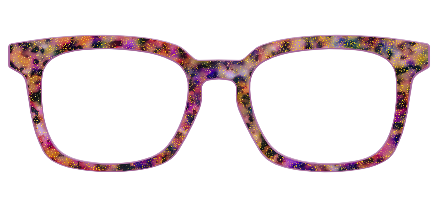The Spooktacular Tortoise with Glitter - Front Top Image - Pair Eyewear