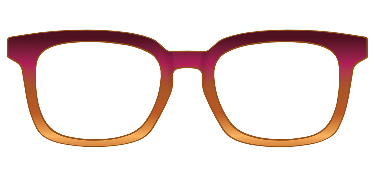 The Umber to Ochre Gradient - Front Top Image - Pair Eyewear