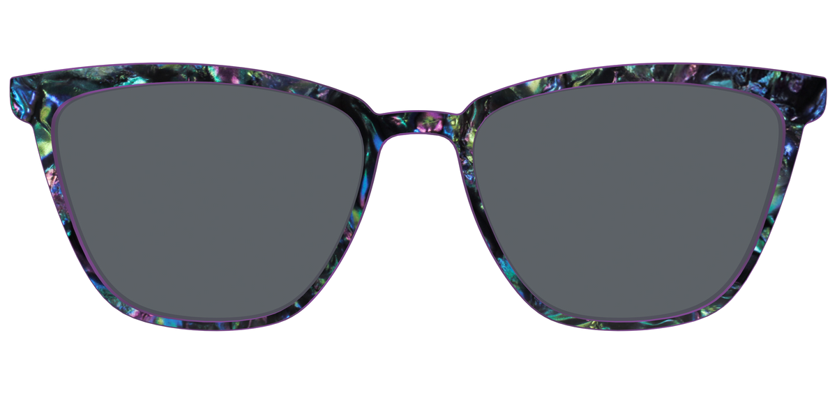 The Polarized Abalone Sun Top - Front Top Image - Pair Eyewear