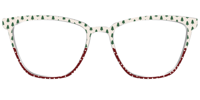 The Evergreen Pin Dot Split - Front Top Thumbnail - Pair Eyewear