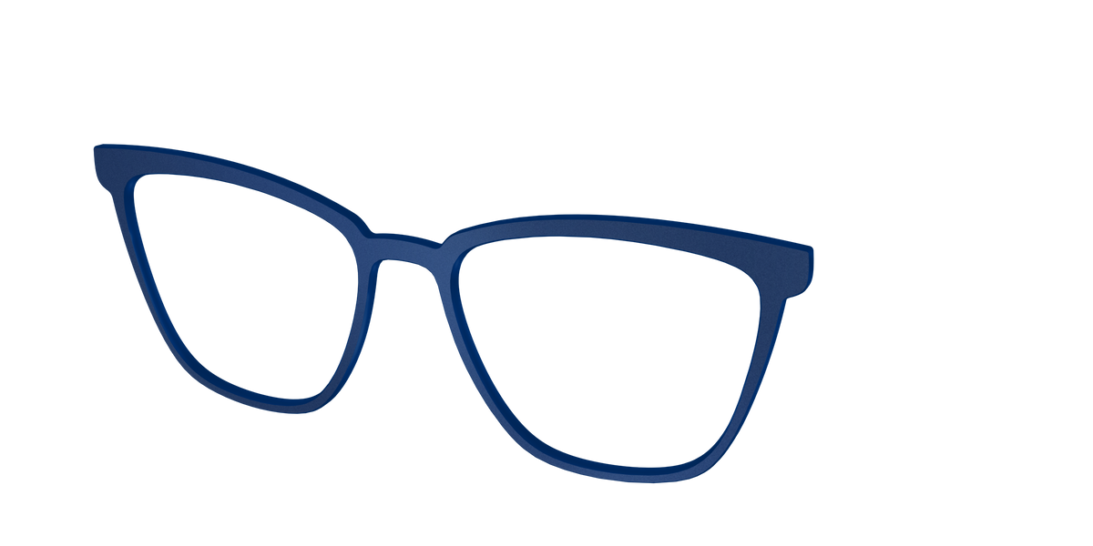 The Matte Navy - Angle Top Image - Pair Eyewear
