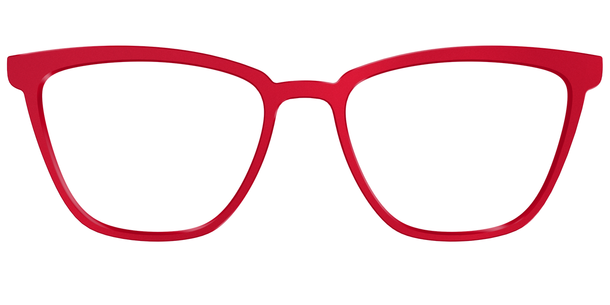 The Matte Red - Front Top Image - Pair Eyewear