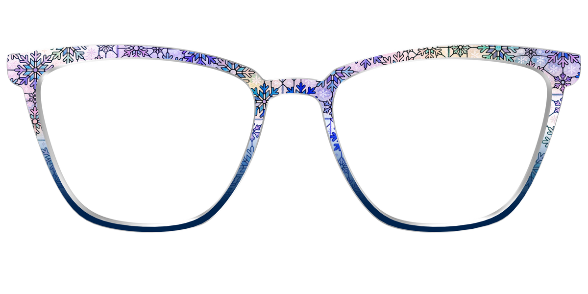 The Snowfall Stained Glass - Front Top Image - Pair Eyewear