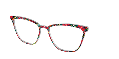 The Winter Plaid - Angle Top Thumbnail - Pair Eyewear