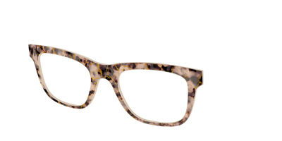 The Almond Tortoise with Gold Streaks - Angle Top Thumbnail - Pair Eyewear