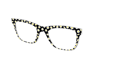 The Black Daisy - Angle Top Thumbnail - Pair Eyewear