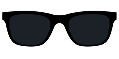 The Non-Polarized Black Sun Top - Front Top Thumbnail - Pair Eyewear