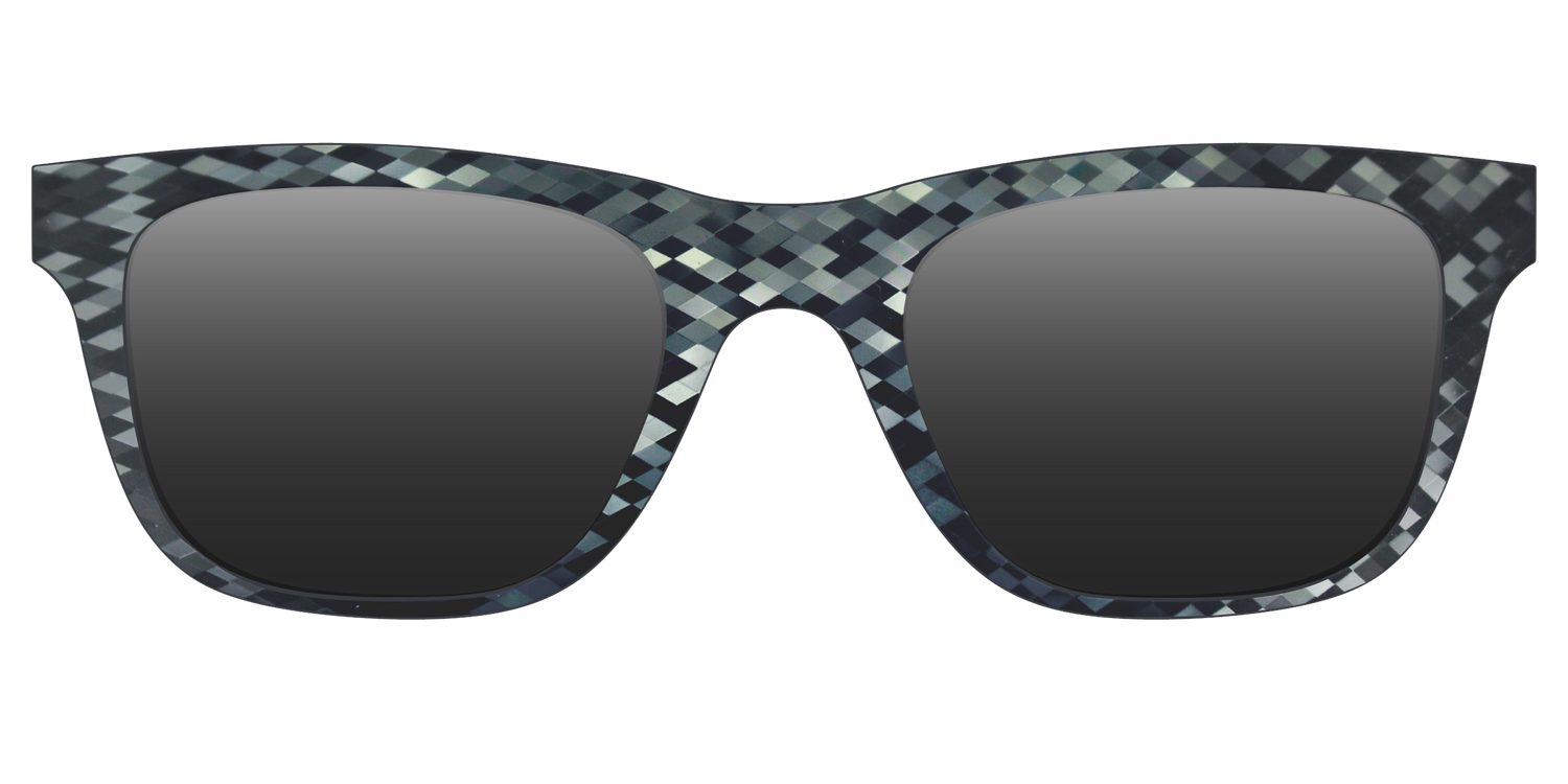 The Polarized Black Prism Sun Top - Front Top Image - Pair Eyewear