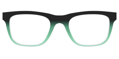 The Black to Spearmint Gradient - Front Top Thumbnail - Pair Eyewear