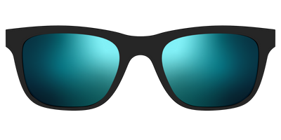 The Polarized Blue Reflective Sun Top - Front Top Thumbnail - Pair Eyewear