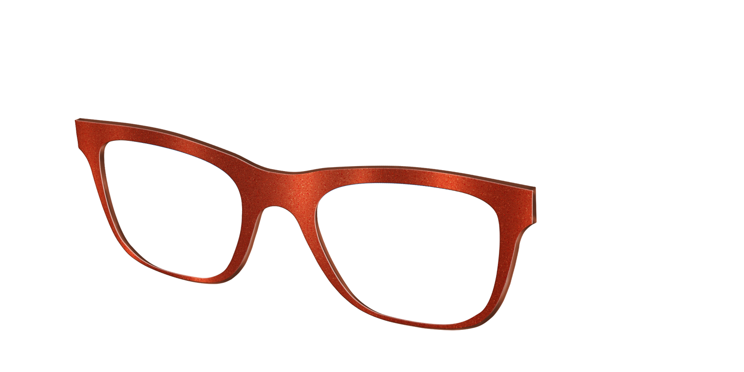 The Burnt Orange Shimmer - Angle Top Image - Pair Eyewear