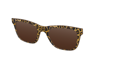 The Polarized Cheetah Spots Sun Top - Angle Top Thumbnail - Pair Eyewear