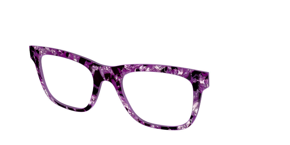 The Dark Orchid Pearl Tortoise - Angle Top Image - Pair Eyewear
