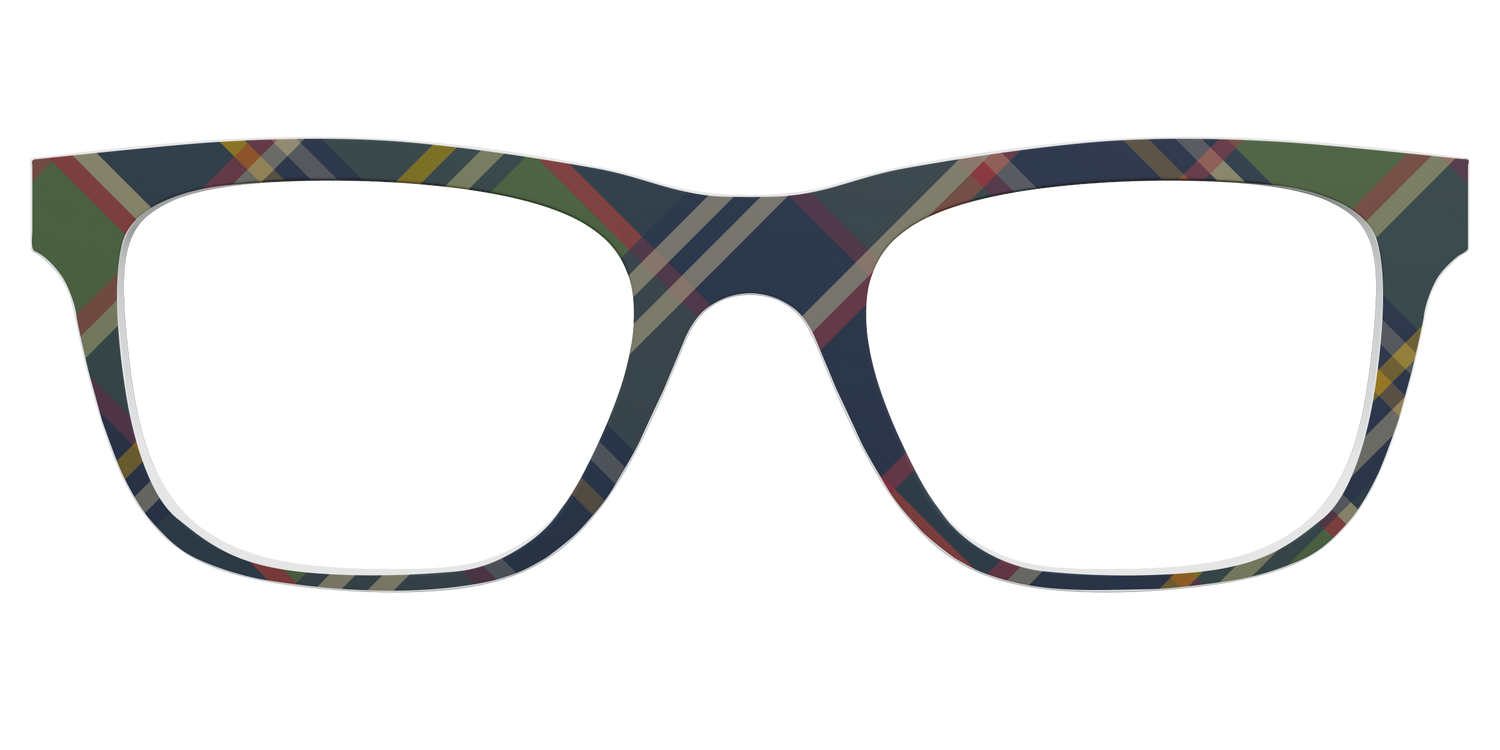 The Flannel Plaid - Front Top Image - Pair Eyewear