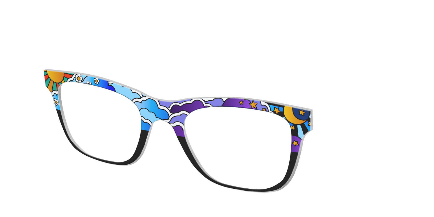 The Far Out Skies - Angle Top Image - Pair Eyewear