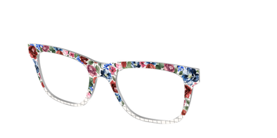 The Graph Paper Floral - Angle Top Thumbnail - Pair Eyewear