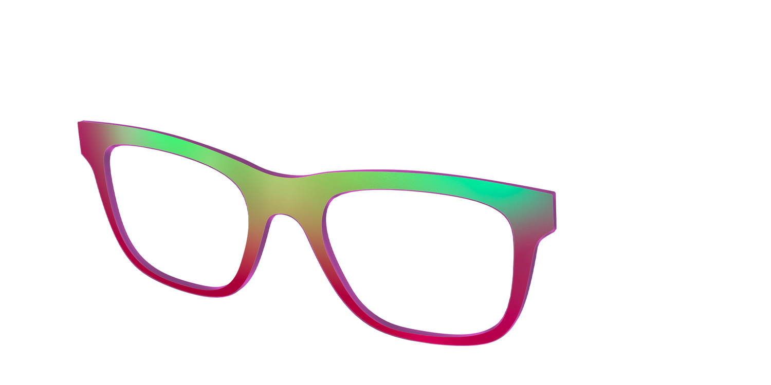 The Guava Ombre - Angle Top Image - Pair Eyewear