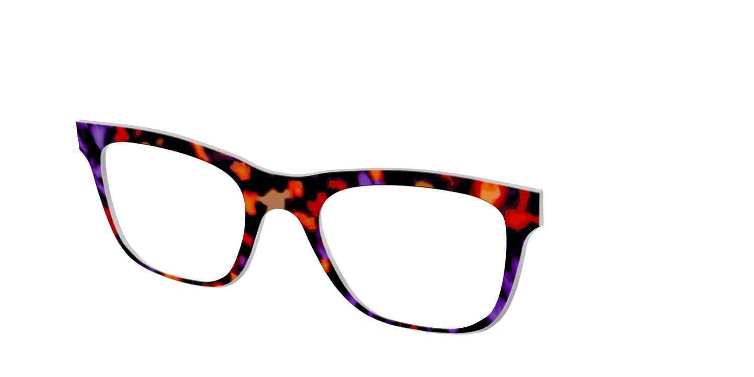 The Halloween Tortoise - Angle Top Image - Pair Eyewear