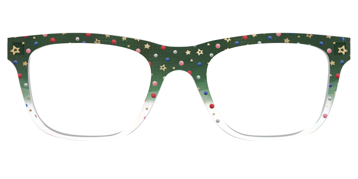 The Holiday Bauble with Foil Crystal - Front Top Image - Pair Eyewear