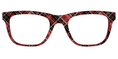 The Holly Plaid with Glitter - Front Top Thumbnail - Pair Eyewear