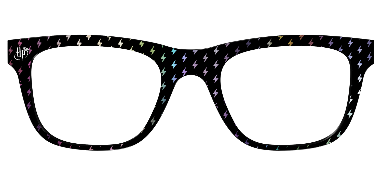 The Holographic Lightning Bolts - Front Top Image - Pair Eyewear