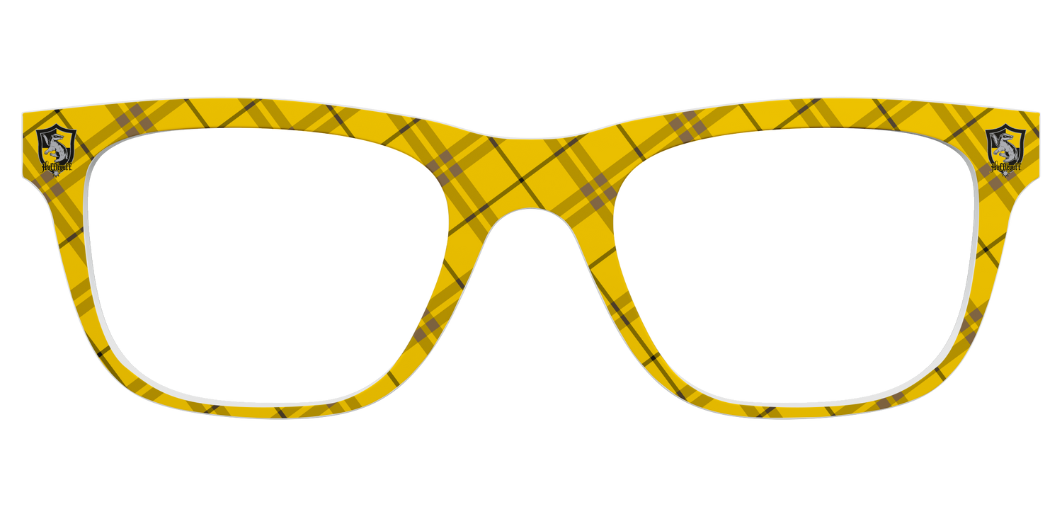 The Hufflepuff™ Plaid - Front Top Image - Pair Eyewear