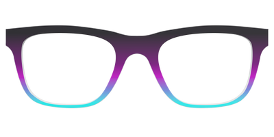 The Licorice to Seafoam Gradient - Front Top Thumbnail - Pair Eyewear
