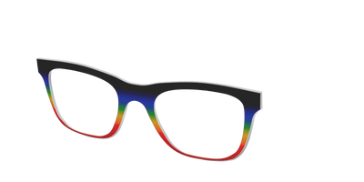 The Love Wins Gradient - Angle Top Thumbnail - Pair Eyewear