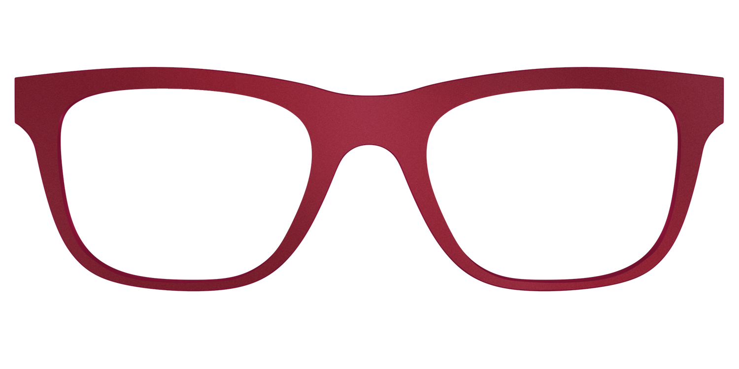 The Matte Burgundy - Front Top Image - Pair Eyewear