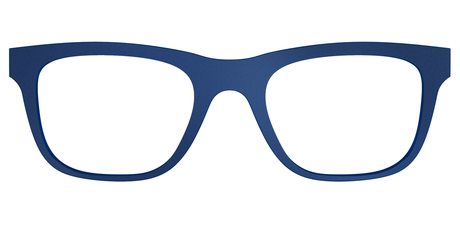 The Matte Navy - Front Top Image - Pair Eyewear