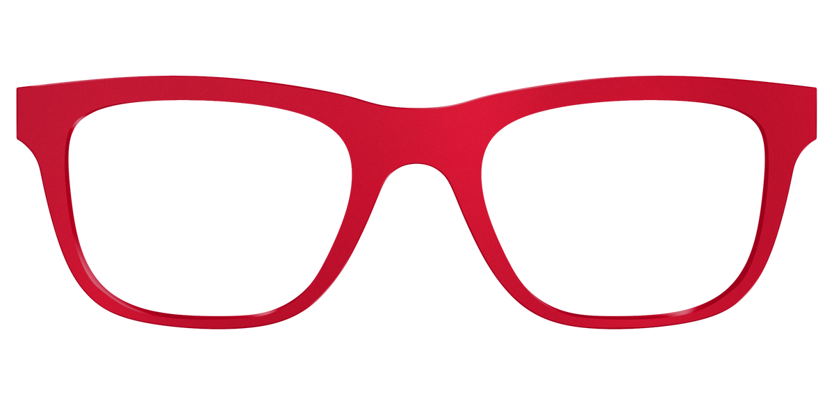 The Matte Red - Front Top Image - Pair Eyewear