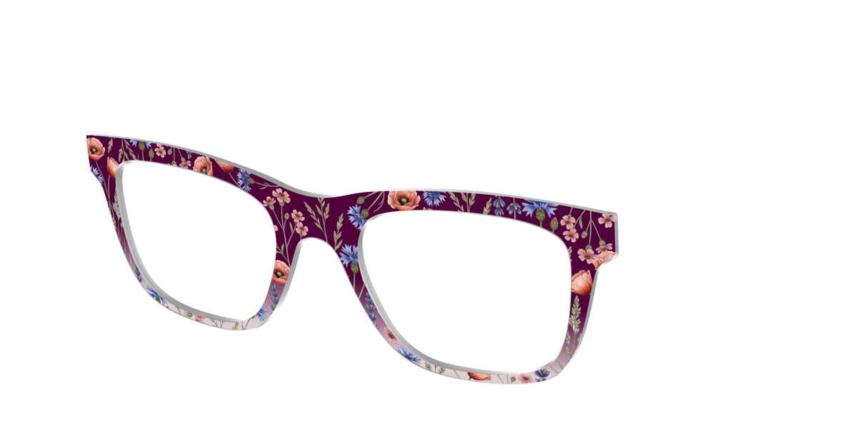 The Mulberry Floral Dip-Dye - Angle Top Image - Pair Eyewear