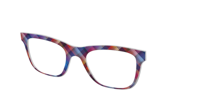 The Ombre Plaid - Angle Top Thumbnail - Pair Eyewear