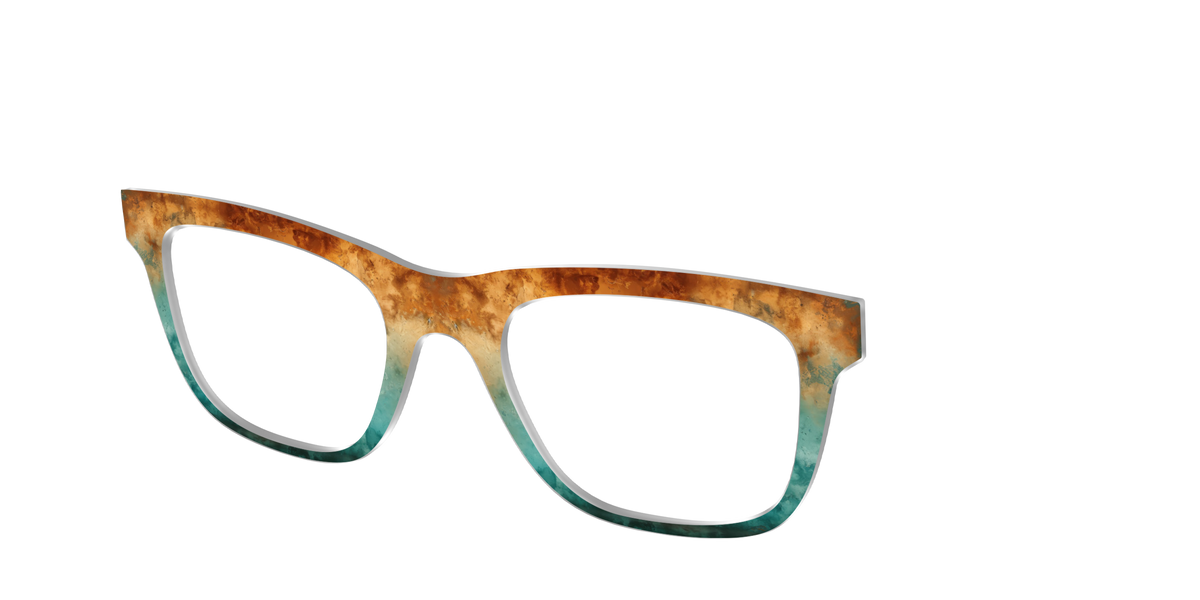 The Oxidized Copper - Angle Top Image - Pair Eyewear