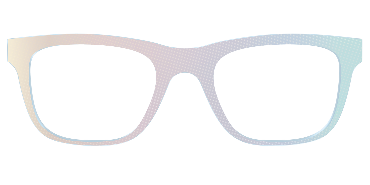 The Pastel Dot Iridescent - Front Top Image - Pair Eyewear