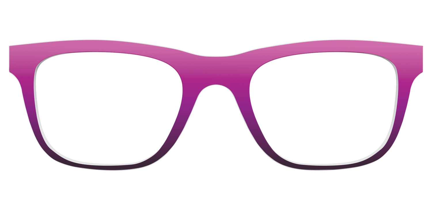 The Pink to Plum Gradient - Front Top Image - Pair Eyewear