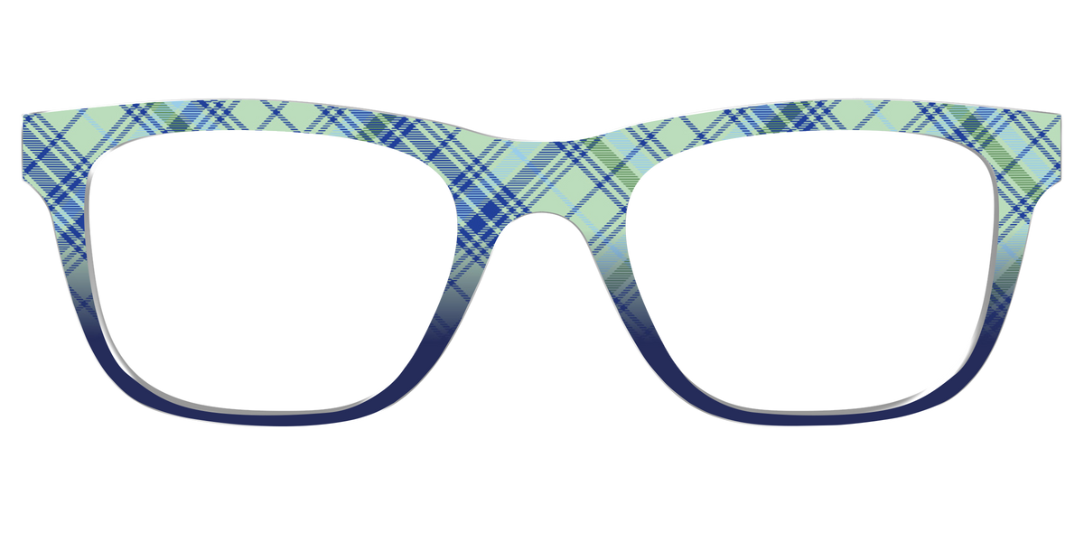 The Poetic Plaid - Front Top Image - Pair Eyewear