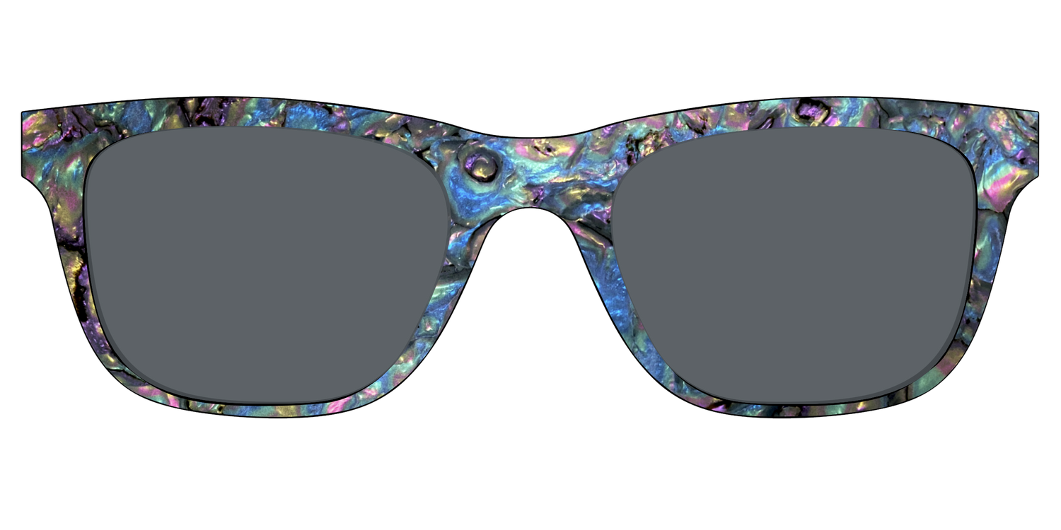 The Polarized Midnight Abalone Sun Top - Front Top Image - Pair Eyewear