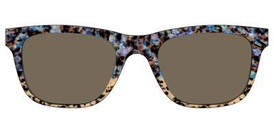 The Polarized Oasis Tortoise Split Sun Top - Front Top Thumbnail - Pair Eyewear