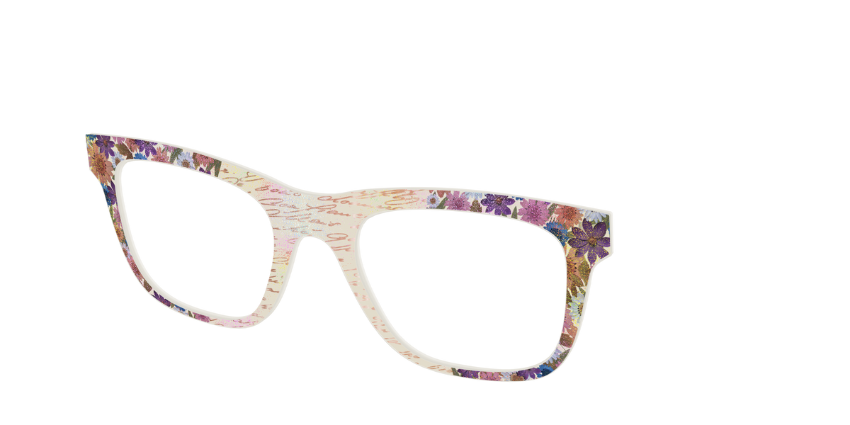 The Pressed Flowers with Foil Crystal - Angle Top Image - Pair Eyewear