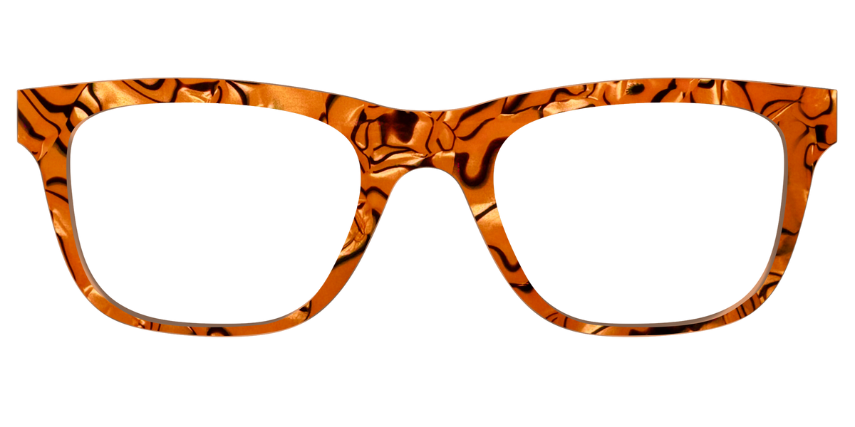 The Pumpkin Pearl Swirl - Front Top Image - Pair Eyewear