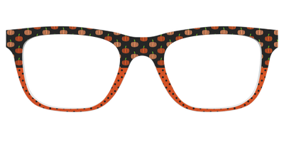 The Pumpkin Pin Dot - Front Top Thumbnail - Pair Eyewear