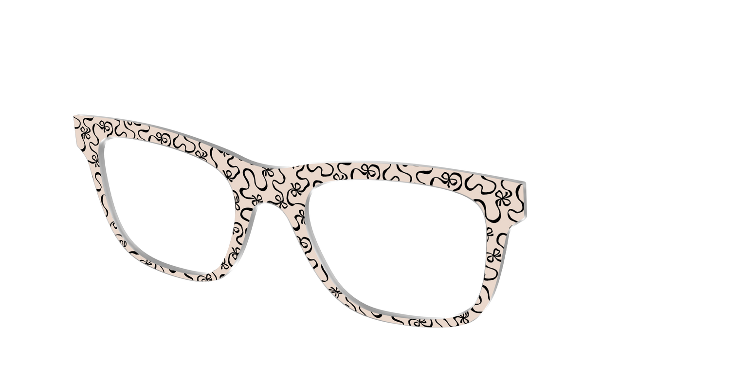 The Romantic Ribbons - Angle Top Image - Pair Eyewear