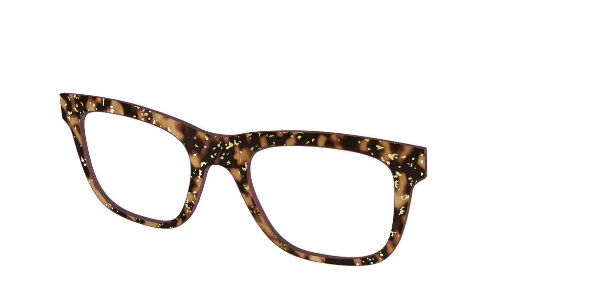 The Sandalwood Tortoise with Gold Foil - Angle Top Image - Pair Eyewear