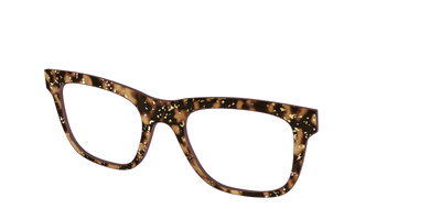 The Sandalwood Tortoise with Gold Foil - Angle Top Thumbnail - Pair Eyewear