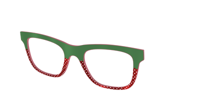 The Shimmer Strawberry - Angle Top Thumbnail - Pair Eyewear
