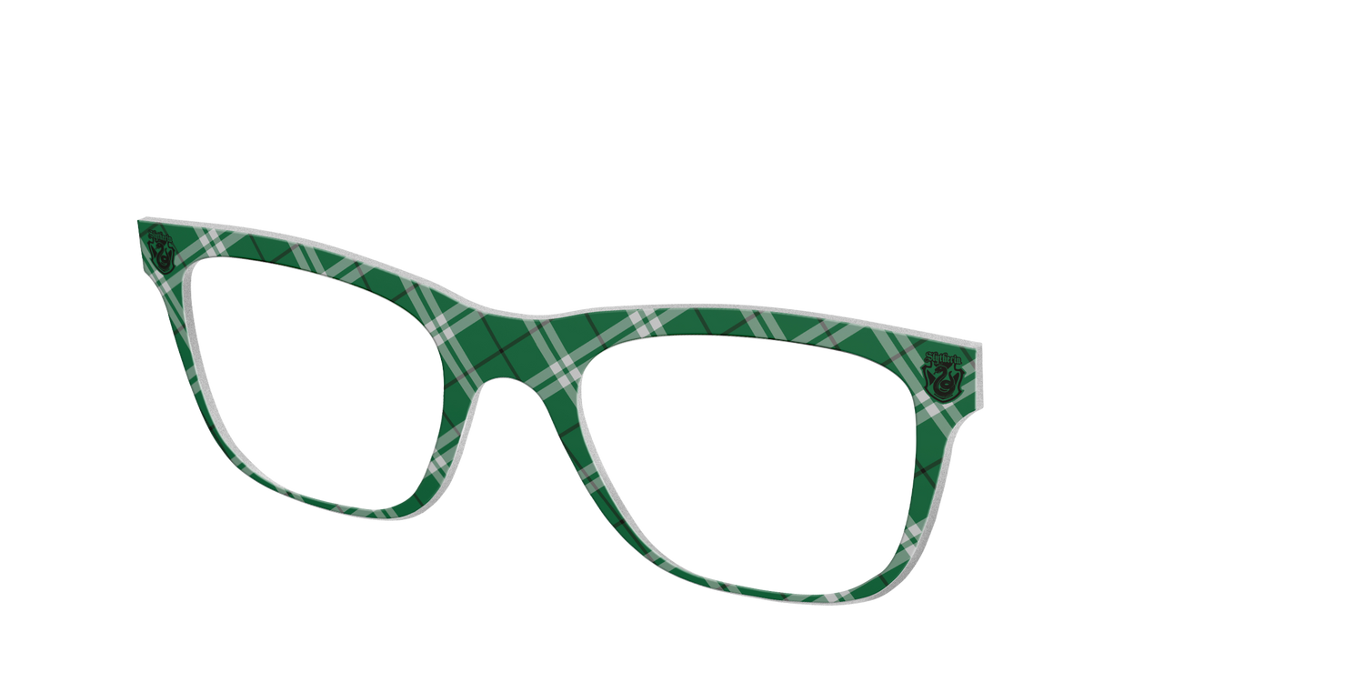 The Slytherin™ Plaid - Angle Top Image - Pair Eyewear