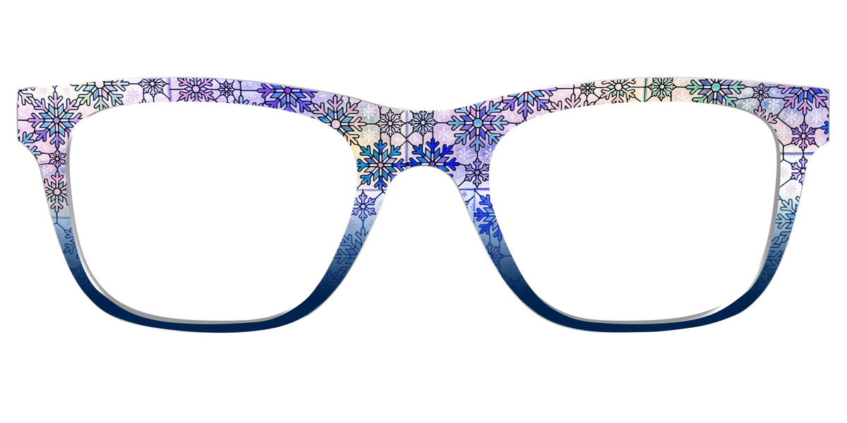 The Snowfall Stained Glass - Front Top Image - Pair Eyewear