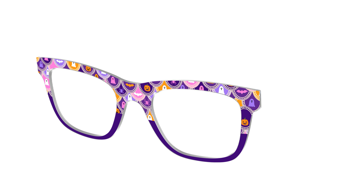 The Spooky Scallop Split - Angle Top Image - Pair Eyewear