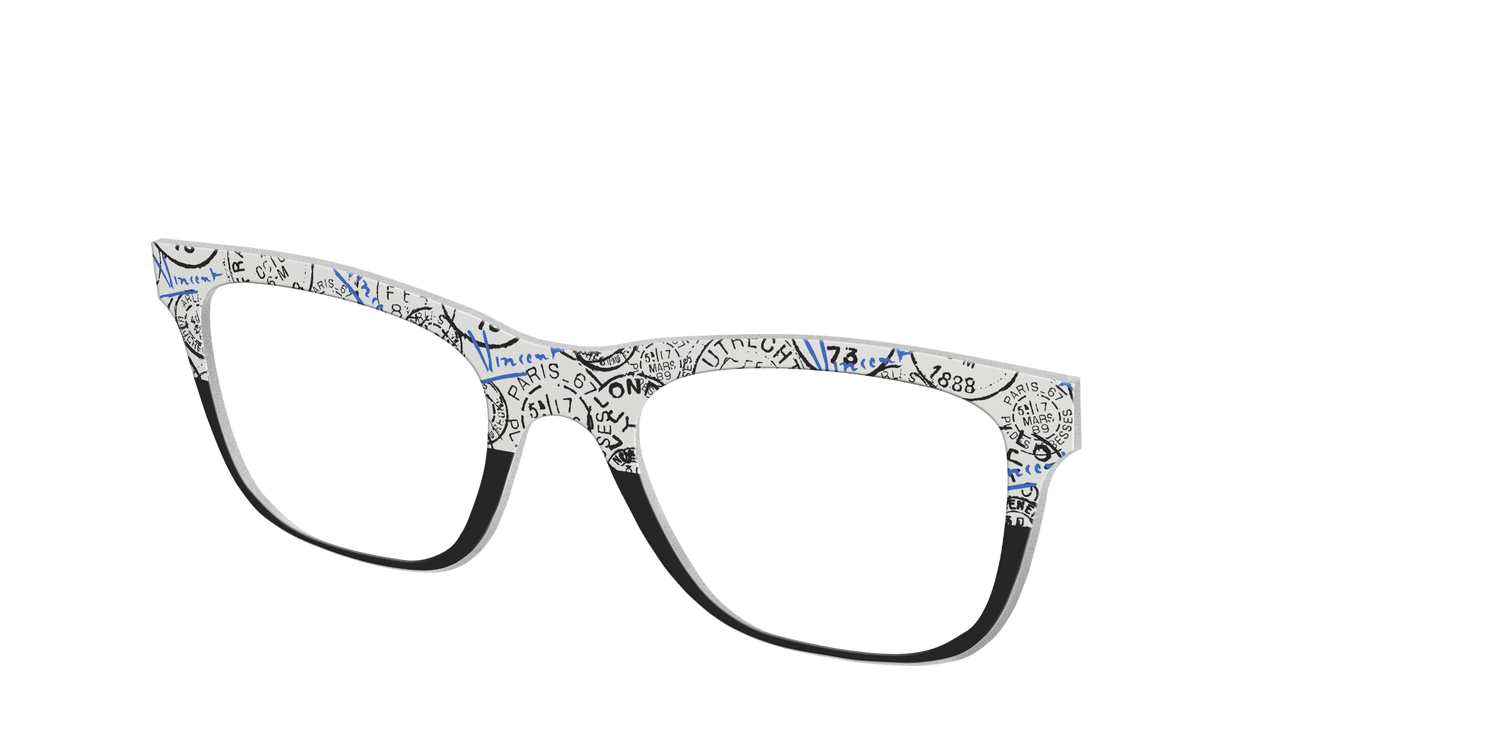 The Stamps Split - Angle Top Image - Pair Eyewear